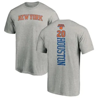 Men's New York Knicks Allan Houston Ash Backer T-Shirt