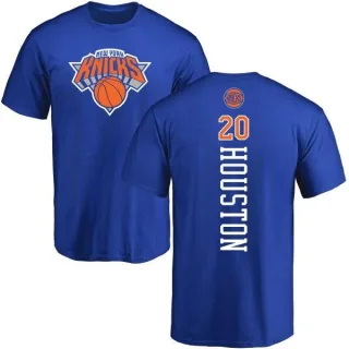 Men's New York Knicks Allan Houston Royal Backer T-Shirt