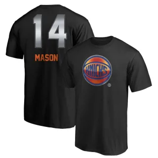 Men's New York Knicks Anthony Mason Black Midnight Mascot T-Shirt