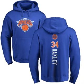 Men's New York Knicks Charles Oakley Royal Branded Backer Pullover Hoodie