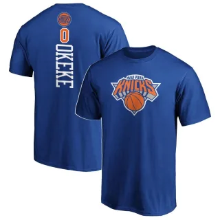 Men's New York Knicks Chuma Okeke Royal Backer T-Shirt