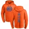 Men's New York Knicks Custom Orange Branded One Color Backer Pullover Hoodie