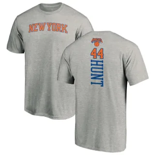 Men's New York Knicks Feron Hunt Ash Backer T-Shirt