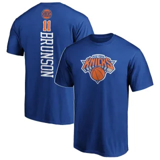 Men's New York Knicks Jalen Brunson Royal Backer T-Shirt