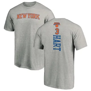 Men's New York Knicks Josh Hart Ash Backer T-Shirt