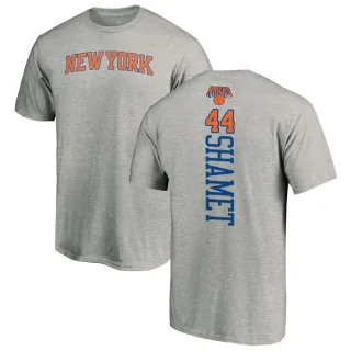 Men's New York Knicks Landry Shamet Ash Backer T-Shirt