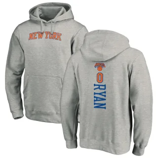 Men's New York Knicks Matt Ryan Branded Ash Backer Pullover Hoodie