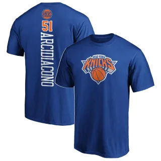 Men's New York Knicks Ryan Arcidiacono Royal Backer T-Shirt