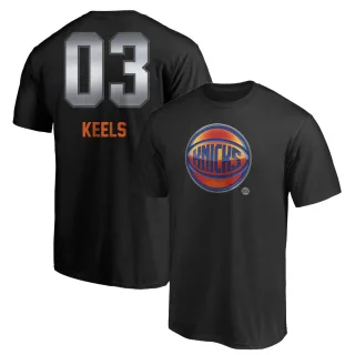 Men's New York Knicks Trevor Keels Black Midnight Mascot T-Shirt