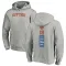 Men's New York Knicks Tyler Kolek Branded Ash Backer Pullover Hoodie