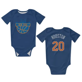 New York Knicks Allan Houston Blue  Newborn & Infant Bodysuit