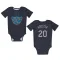 New York Knicks Allan Houston Navy  Newborn & Infant Bodysuit