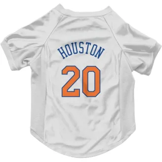 New York Knicks Allan Houston White  Dog & Cat Pet Jersey