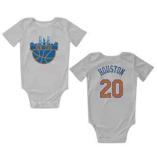 New York Knicks Allan Houston White  Newborn & Infant Bodysuit