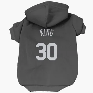 New York Knicks Bernard King Black  Dog & Cat Pet Hoodie