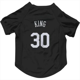 New York Knicks Bernard King Black  Dog & Cat Pet Jersey