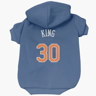 New York Knicks Bernard King Blue  Dog & Cat Pet Hoodie