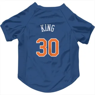 New York Knicks Bernard King Blue  Dog & Cat Pet Jersey