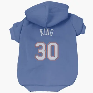 New York Knicks Bernard King Blue  White Dog & Cat Pet Hoodie