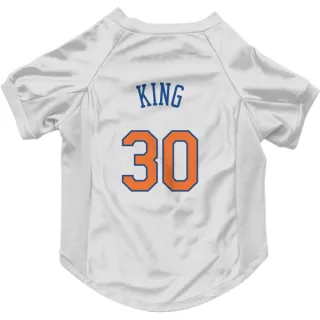 New York Knicks Bernard King White  Dog & Cat Pet Jersey