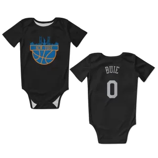 New York Knicks Boo Buie Black  Newborn & Infant Bodysuit