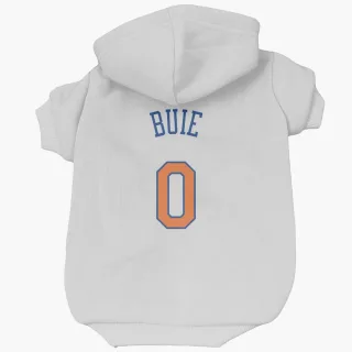 New York Knicks Boo Buie White  Dog & Cat Pet Hoodie