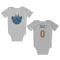 New York Knicks Boo Buie White  Newborn & Infant Bodysuit