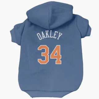 New York Knicks Charles Oakley Blue  Dog & Cat Pet Hoodie