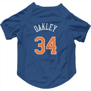 New York Knicks Charles Oakley Blue  Dog & Cat Pet Jersey