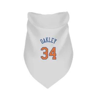 New York Knicks Charles Oakley White  Dog & Cat Pet Bandana