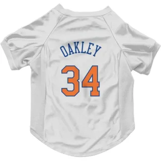 New York Knicks Charles Oakley White  Dog & Cat Pet Jersey