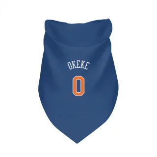 New York Knicks Chuma Okeke Blue  Dog & Cat Pet Bandana