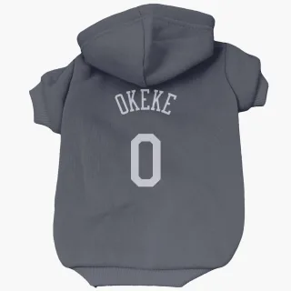 New York Knicks Chuma Okeke Navy  Dog & Cat Pet Hoodie