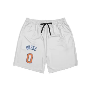 New York Knicks Chuma Okeke White  Unisex Shorts