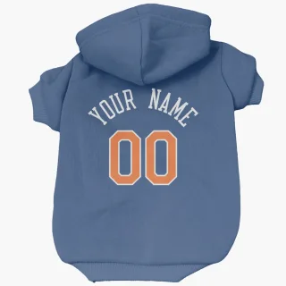 New York Knicks Custom Blue   Dog & Cat Pet Hoodie