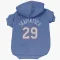 New York Knicks Dmytro Skapintsev Blue  White Dog & Cat Pet Hoodie