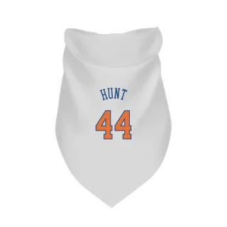 New York Knicks Feron Hunt White  Dog & Cat Pet Bandana