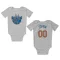 New York Knicks Jacob Toppin White  Newborn & Infant Bodysuit