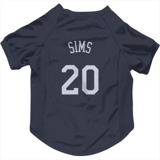 New York Knicks Jericho Sims Navy  Dog & Cat Pet Jersey