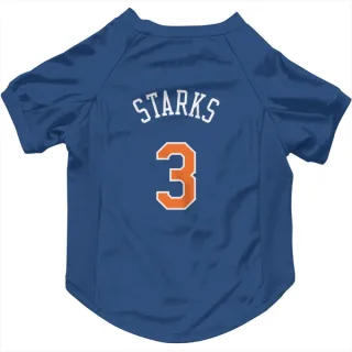 New York Knicks John Starks Blue  Dog & Cat Pet Jersey