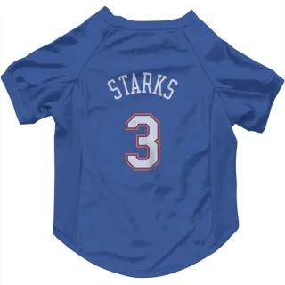 New York Knicks John Starks Blue  White Dog & Cat Pet Jersey