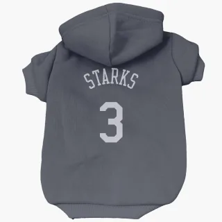 New York Knicks John Starks Navy  Dog & Cat Pet Hoodie