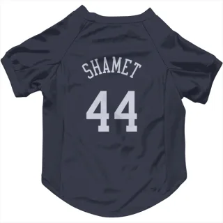 New York Knicks Landry Shamet Navy  Dog & Cat Pet Jersey