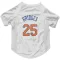 New York Knicks Mikal Bridges White  Dog & Cat Pet Jersey