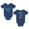 New York Knicks Miles McBride Blue  Newborn & Infant Bodysuit