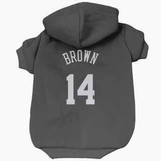 New York Knicks Moses Brown Black  Dog & Cat Pet Hoodie