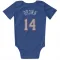 New York Knicks Moses Brown Blue  White Newborn & Infant Bodysuit