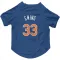 New York Knicks Patrick Ewing Blue  Dog & Cat Pet Jersey