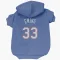 New York Knicks Patrick Ewing Blue  White Dog & Cat Pet Hoodie