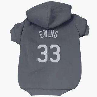 New York Knicks Patrick Ewing Navy  Dog & Cat Pet Hoodie